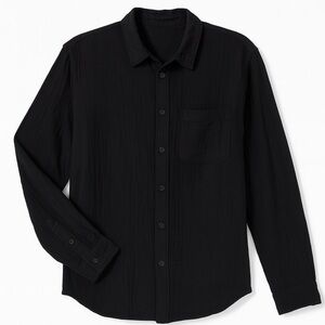 Universal Thread Women’s Black Button-Up Shirt Size XL